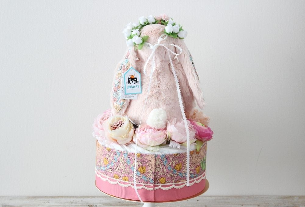 ダイパーケーキ(Blossom Blush Bunny)
