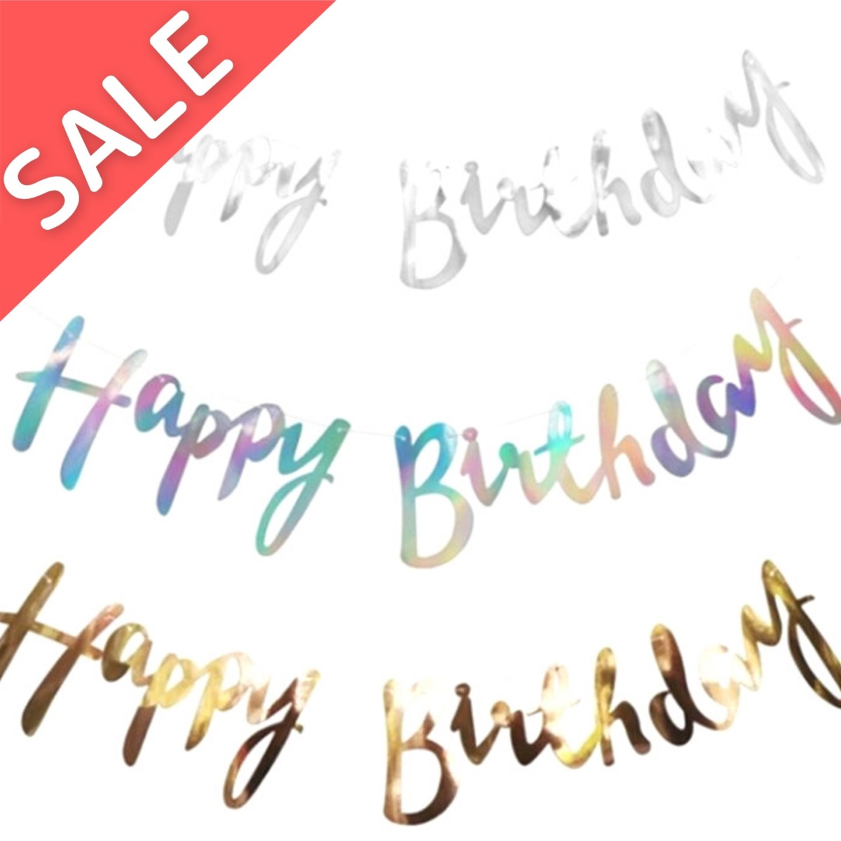 SALE【パーティアイテム】ハッピーバースディ Happy Birthday  ガーランド