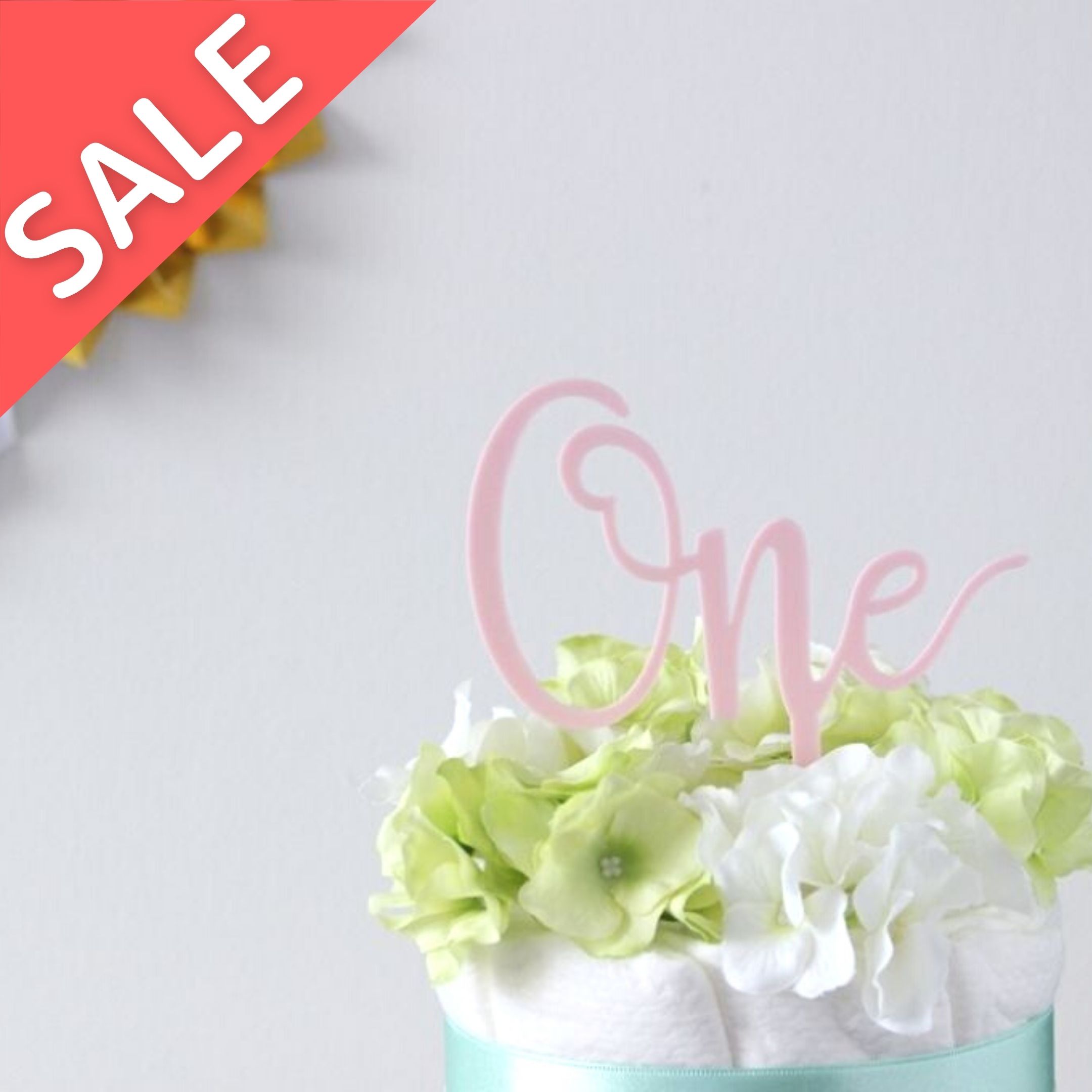 SALE【パーティアイテム】ケーキトッパー One
